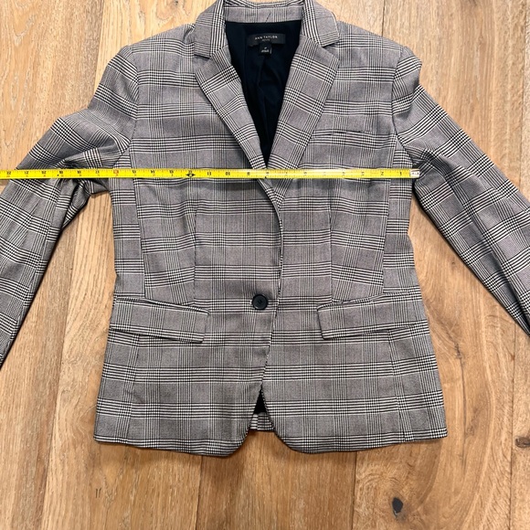 Ann Taylor Black and White Houndstooth Blazer - Picture 7 of 10